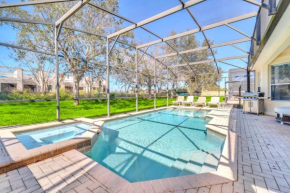 Near Disney! Spacious 5BR Resort Home with Private Pool, Hot Tub and Theater!